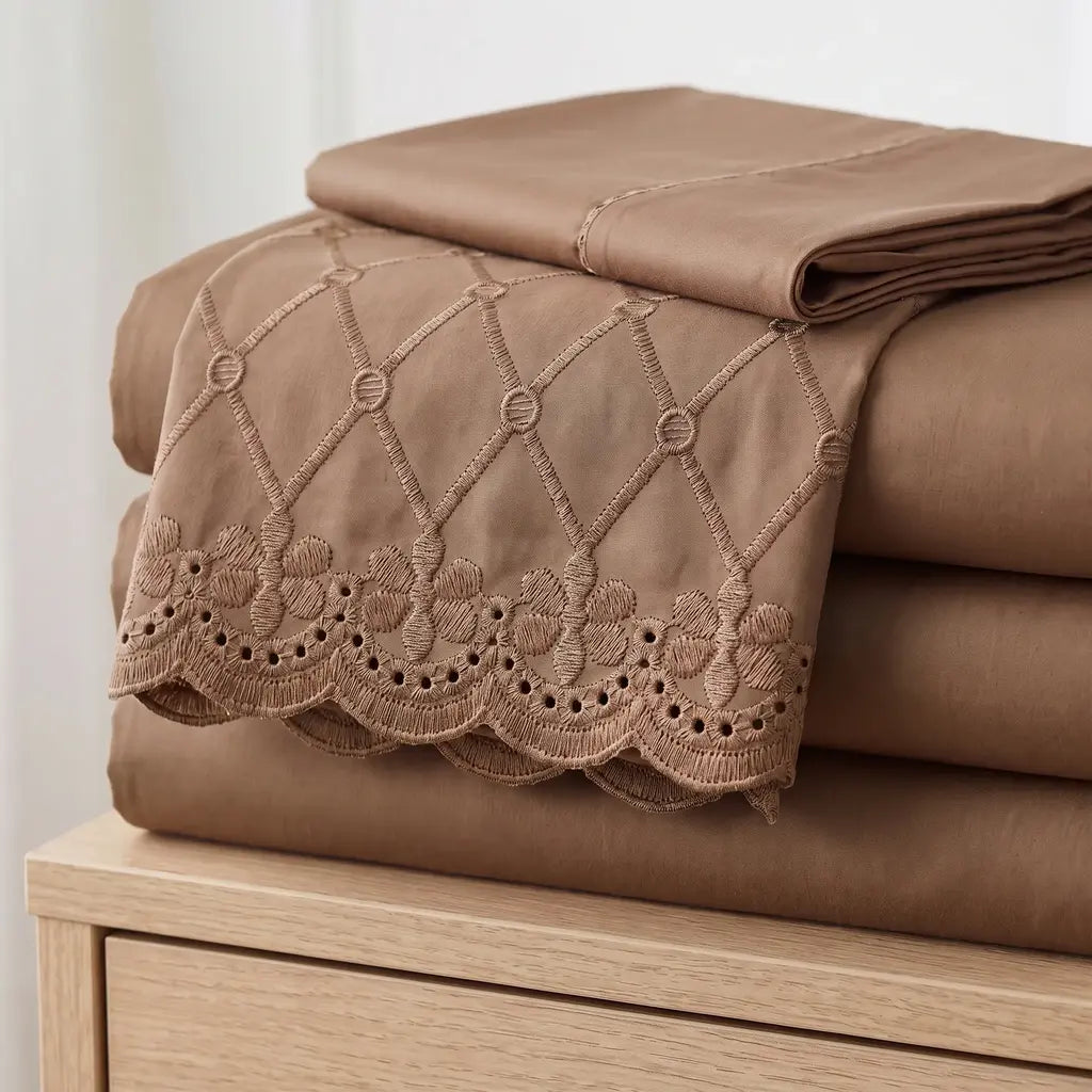 Juego de Sábanas Broderie Paris - NUBA HOME