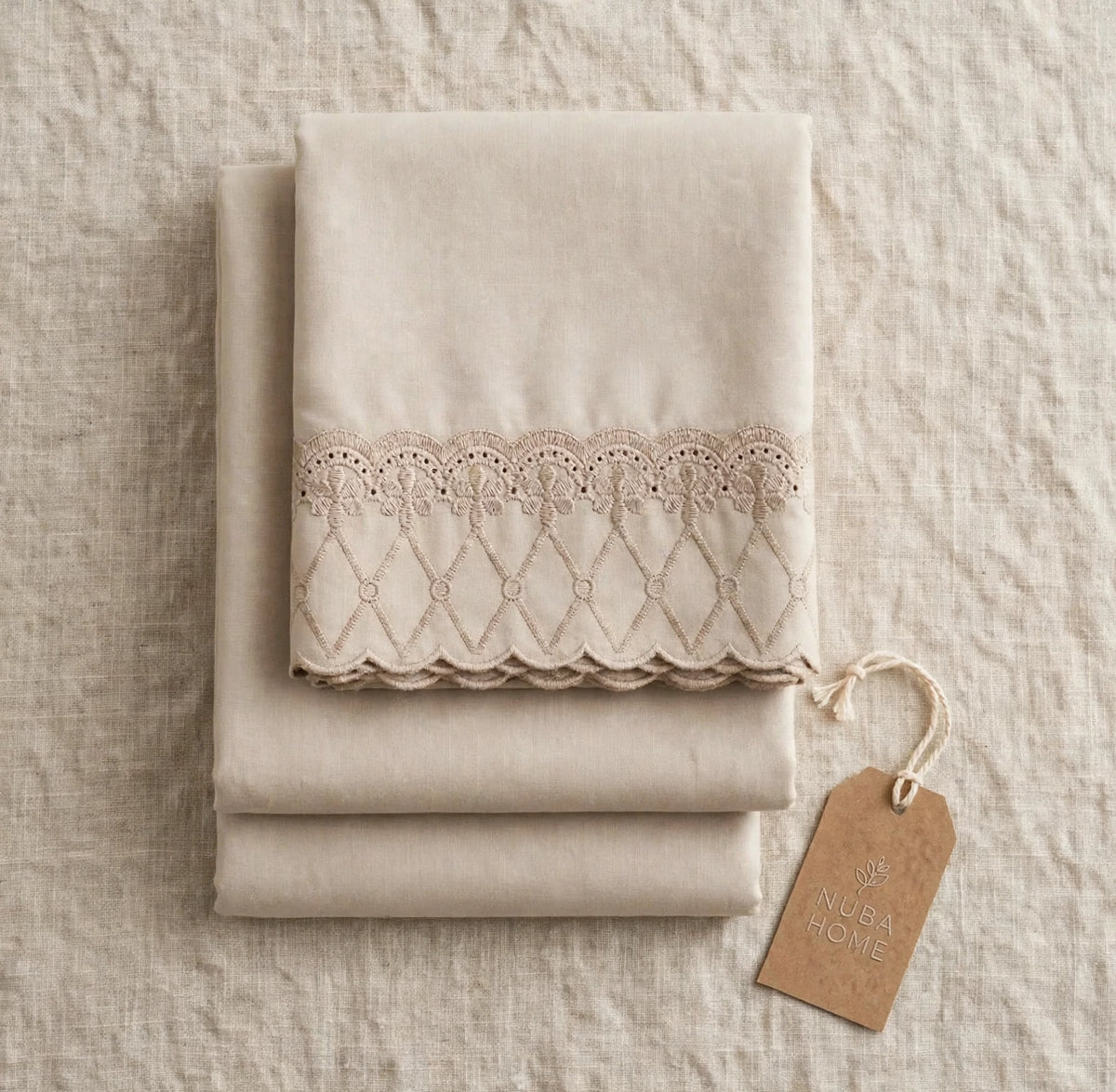 Juego de Sábanas Broderie Paris - NUBA HOME